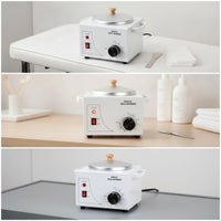 Single Warmer Easy to Use Warmer with Lid Overheating Protection Appliance for Beauticians, Salons