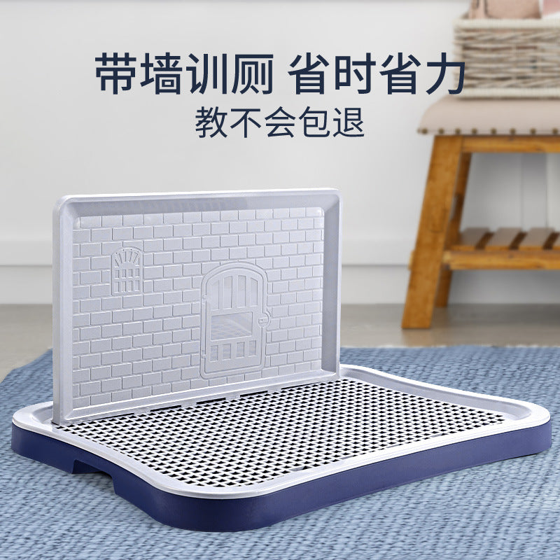 Dog Toilet for Small and Medium Dogs, Extra Large Urine Tray with Sand Basin