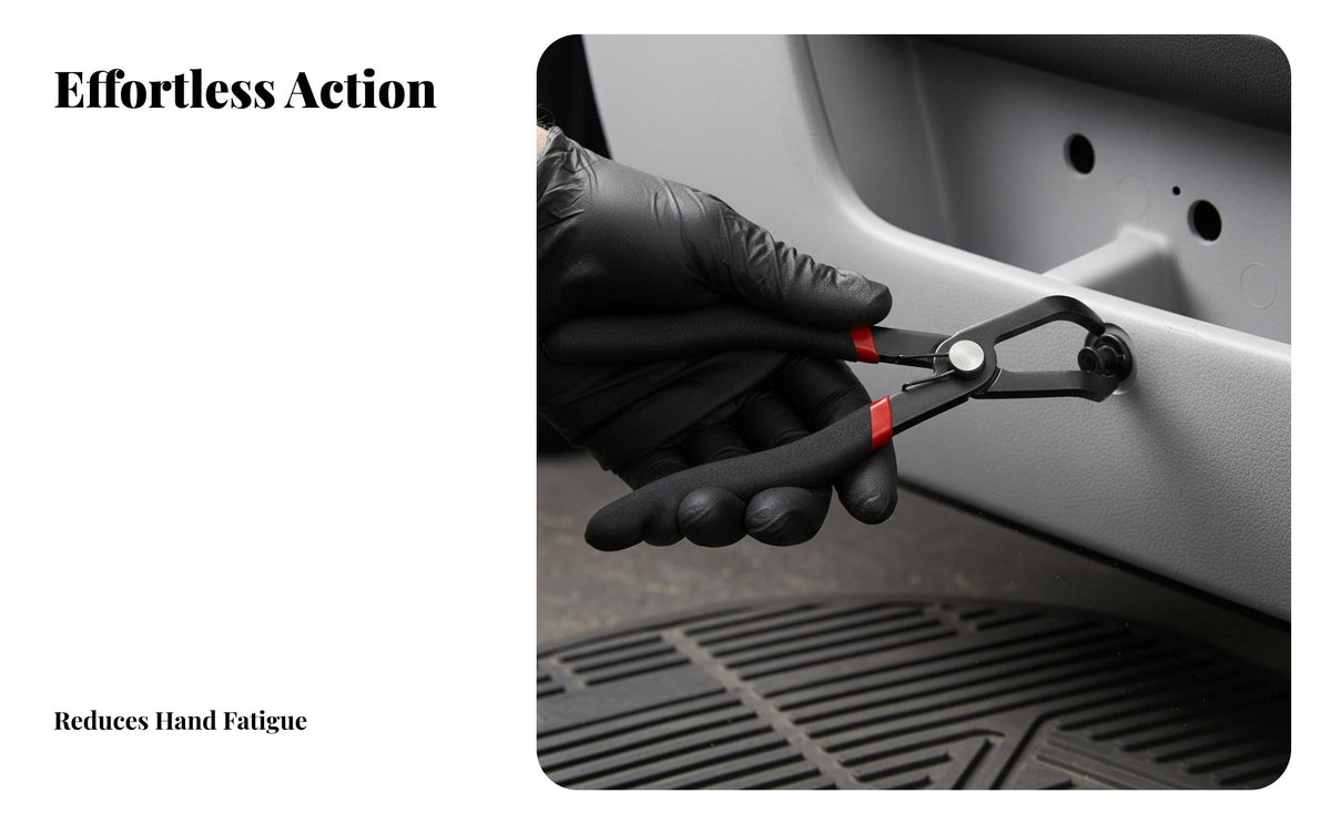 Door Panel Clip Plier Easy to Use Panel Clip Removal Plier Effort Automotive Fastener Remover for Mechanics, Home Mechanics, Auto Repair, Garage
