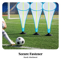Foldable Folding Football Training Wall Weighted Base Freestanding Football Target Net Mesh Material Portable Throwing Net
