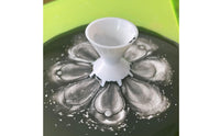 Paint Pouring Cup with Starburst Base Symmetrical Paint Pouring Cup Fluid Art Funnel Multi-Channel Reusable for Artists