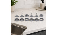 6 Pieces Faucet Outlet with Screw Replacement Faucet Outlet Simple Installation Hardware for Maintenance, Prep Sinks
