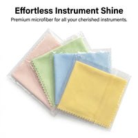 Microfiber Cleaning Cloth for Instruments, Guitar Cleaning Cloth, Trumpet Sax, Piano Guitar Polishing Cloths, Violin Piano Clarinet
