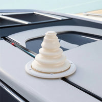 Cable Pass Through Flexible Cable Boot with Flange Cord Boot Protector Smooth Slimline for Boats, RVs