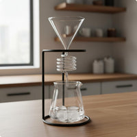 Spiral Coffee Dripper Stand Stable Base Pour over Coffee Stand Minimalist Design for Home, Kitchen Counter