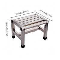 Stainless Metal Stool Anti-Slip Foot Feet Seating Furniture Crossbar Support