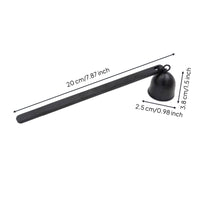 Smokeless Extinguishing Bell Candle Snuffer Minimizes Smoke Stainless Steel Candle Cover Prevents Candle Residue Splatter Bell Wick Snuffer Rust-Resistant for Enthusiasts, Dinner Parties, Spa, Meditation Studio