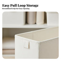 Foldable Clothing Box Space Saving Organizer Cube multipurpose for On Shelves