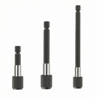 Self-Locking Self-Locking Extension Rod Textured Grip Quick Release Bit Holder 6.35 Mm Interface Rapid-Swap Adapter Hexagonal Drive