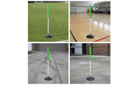 Spring-Loaded Basketball Rebound Pole Weighted Rebound Pole with Foam Rod Flexible Basketball Training Obstacle Impact-Absorbing for Coaches, Dribbling Exercises, Agility Practice