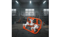 Three-Wheel Corner Cable Pulley Heavy Duty Corner Cable Pulley Welded for Electricians