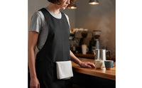 Smock Easy to Wear Sleeveless Apron Vest Washable Barber Apron Vest for Barbers, Waiters