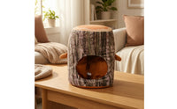 Furry Tree Stump Hat Soft Tree Stump Hat Funny Furry Headpiece for Stage Performances