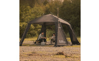 Canopy Tent with Side Walls Large Camping Canopy Waterproof Dome Tent for Campers, Families, Picnics, Backyard