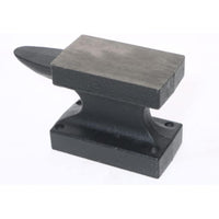 Small Single-Horn Anvil Base for Jewelry Making with Metal Ball Peen Hammer