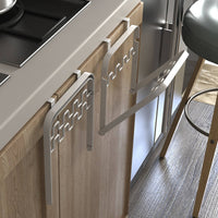 Cabinet Door Garbage Bag Rack Punch Installation over the Door Trash Bag Holder Space Saving Household Storage for Washroom