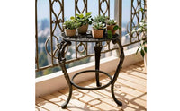 Wrought Iron Plant Stand Freestanding Wrought-Iron Flowers Stand Indoor Metal Plant Holder for Sunroom