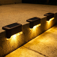 Garden Lights and LED Lights for a Night Light, Outdoor Solar Lights for Fence Lights, Waterproof IP65 Garden Lighting, 1 Pack Warm White Unit