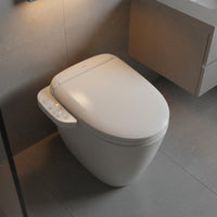 Instant Heating Heated Wash Toilet Seat Automatic Cleaning Smart Toilet Lid Wireless Controller Control Bidet Seat Cross-Border Voltage 110V