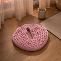 Inflatable Foot Massage Pad Portable Silicone Foot Massage Mat Wellness Aid Easy to Clean Health Care Safety-Certified-Free