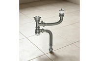 Double Sink Drain tube  Kit Anti-Odor Sink Drain Set Fast Drainage for Lavatory