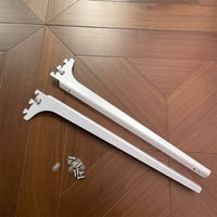 A-Pillar Shelf Support Firm Hold Adjustable Glass Shelf Bracket Easy Installation Shelving Hardware for Retailers, DIY Enthusiasts, Display Cabinet