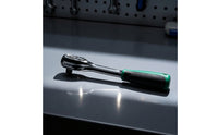 3/8-Inch Ratchet Wrench with Sockets Cushioned Ratchet Wrench Chrome Tool Comfortable Grip for Diyers, Mechanics, Cyclists, Workshop, Tight Confined Areas, Two-Wheeler Maintenance