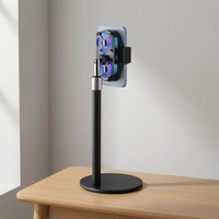 Dual-Core Semiconductor Phone Cooler with Dual Fans and Digital Display, 3-Speed Adjustable