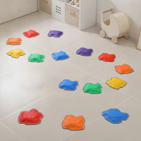 12 Pieces Sensory Stepping Stones Colorful Kids Stepping Stones Stackable