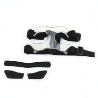 Sports Face Guard with Padding Transparent Defensive Mask with Cushioning Pads