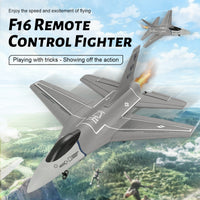 FX8823 3-Channel F16 Fighter Fixed-Wing Foam RC Airplane Toy for Children