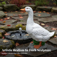 Realistic Duck Statue Farmhouse Scene Decor Garden Duck Sculpture for Gardeners