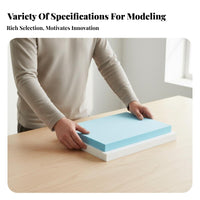 Firm-Density Foam Board Easy to Cut Architectural Model Material Smooth Surface Diorama Building Foam for Model Makers, Hobbyists, Dioramas, Sculpting