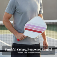 Lightweight Design Fiberglass Pickleball Paddle Large Sweet Area Pickleball Paddle Set Comfort Grip for Intermediate Players, Professionals
