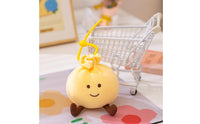 Cute Bun Soft Toy Keychain Soft Dumpling Soft Toy Keychain Lightweight Accessory Long-Lasting for Best Friends