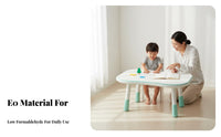 Safe Rounded Edges Peanut Shaped Table Material children's Activity Table Stable Structure Kids Drawing Desk Sturdy Construction for Preschoolers, Toddlers, Kindergarten, Daycare, Classroom, Playroom