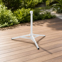 Compact Foldable Umbrella Base Space-Saving Foldable Umbrella Stand Sleek-Profile Long-Lasting for Anglers