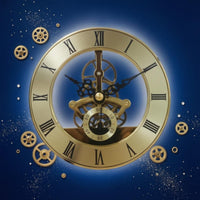 Visible Gears Openwork Timepiece Movement Easy to Read Mechanical-Style Timepiece Movement