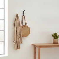Wall-Mounted Hook Heavy-Duty Metal Hook with Screws Hooks Matte Space-Saving for Entryway, Bedroom