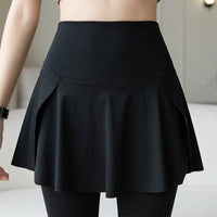 Leggings for Women UK High Waist with Pockets for Gym and Running, Nylon Pants with UPF Sun Protection, No Front Seam