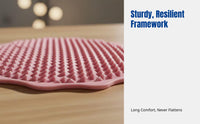 Soft Silicone Acupressure Mat, Foot Massage Pad, Dual Hardness, Indoor Fitness, Home Gym