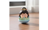 Retro Inspired Tang Dynasty Lady Figurine Original Design Tang Dynasty Lady Statue National Trend Aesthetic Resin Tumbler Doll Cultural Significance for Collectors, Culture Enthusiasts, Office Decor, Bookshelf Display, Car Dashboard