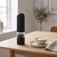 Electric Pepper Grinder Automatic Electric Pepper Mill Battery Powered for Hosts