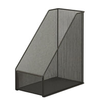 Vertical File Organizer Metal Mesh File Holder Space-Saving Upright Folder Organizer for Professionals, Students, Office