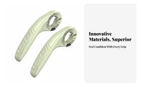 2 Pieces Multiple Hand Positions Cycle Bar Ends Reduces Riding Fatigue Bike Bar Ends Anti-Slip for Long-Distance Cyclists, Hill Climbing