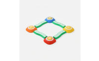 8 Pieces Balance Stepping Stones with Lights Musical Sensory Crossing Stones Active Coordination Toy for Young Children