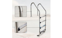 Swimming Pool Ladder Stainless Steel Pool Ladder with Handrails No-Embed