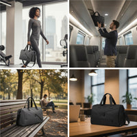Duffel Bag with Removable Shoulder Strap Detachable Travel Duffel Bag Zippered Long-Lasting for Travelers, Swimming