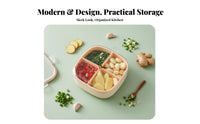 4 Pieces closureed Lid Draining Food prepparation Box Airtight closure Produce Box with Drainer watertight Refrigerator Organizer Stackable Design for Meal prepparationpers, Home Cooks, Healthmindful Individuals, complimentaryzer, Kitchen, Pantry