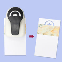 Handheld Hole Punch Easy to Use Hole Punch with Lever Heavy Duty for Crafters, Artists, Craft Rooms